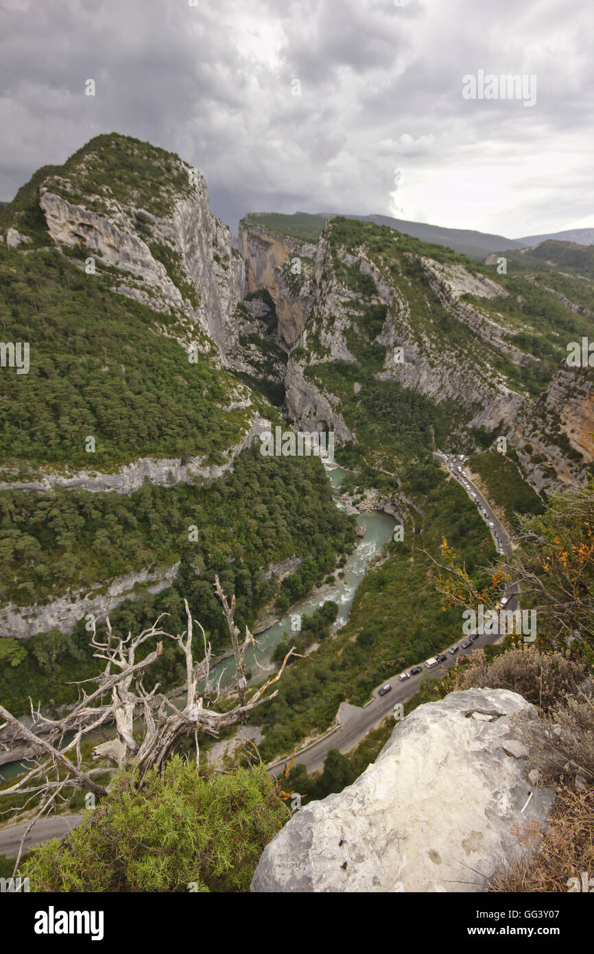 Gorges du Verdon. Provence, Frankreich Stockfoto