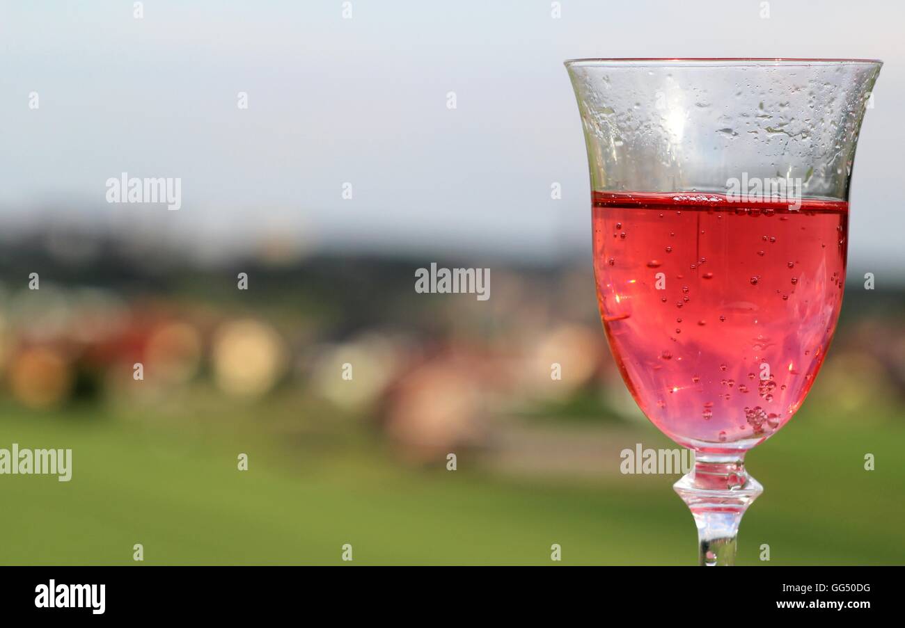 Pink champagne Stockfoto