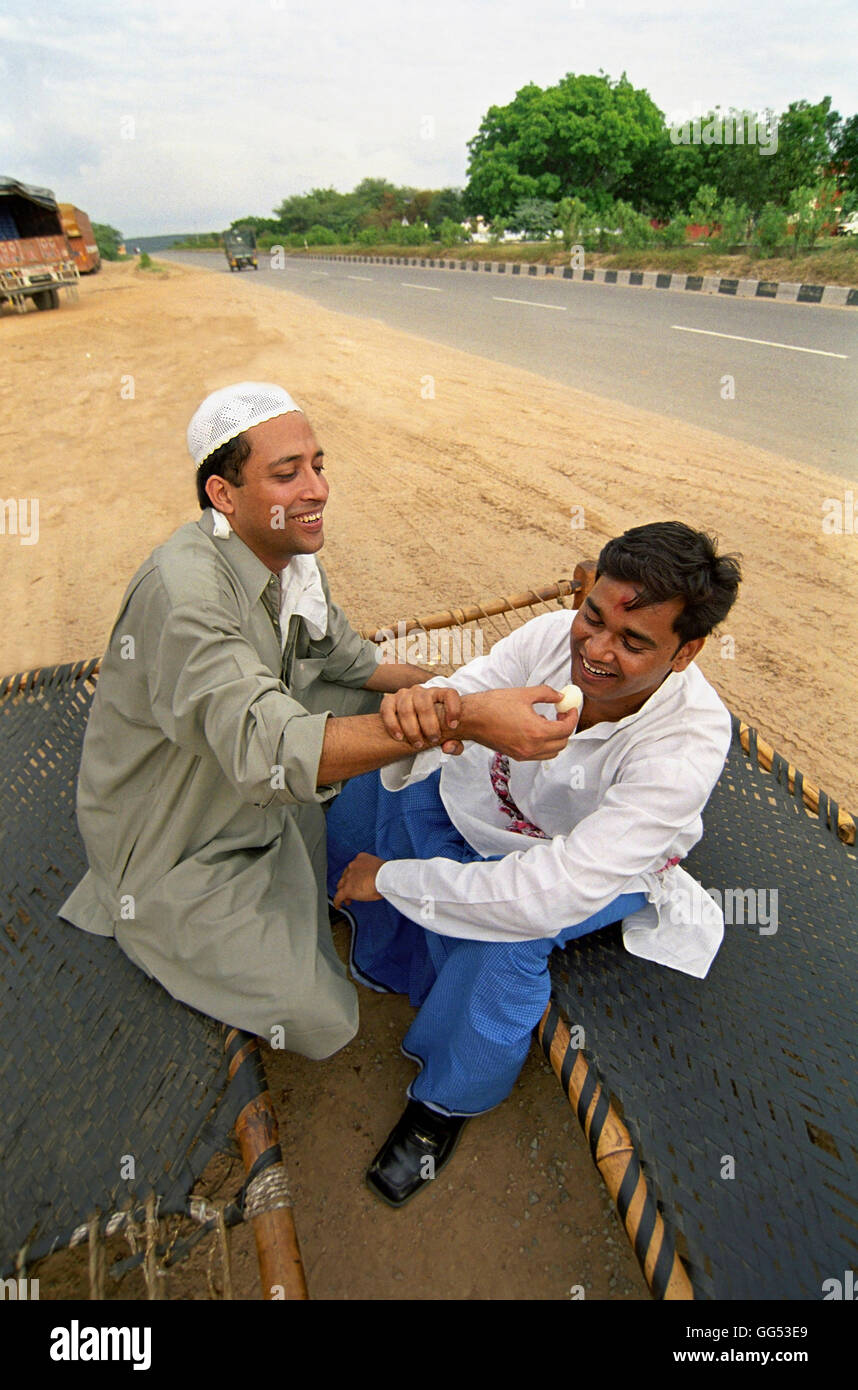 LKW-Fahrer Stockfoto