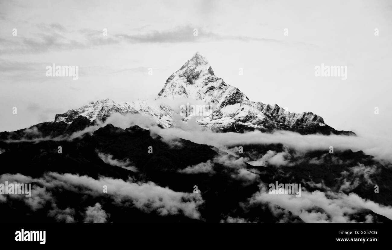 Die Annapurna-Nepal Stockfoto