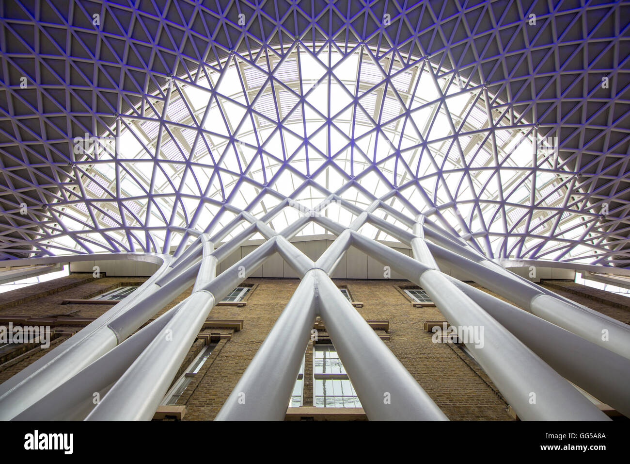 Kings Cross Station, London, England, Vereinigtes Königreich Stockfoto