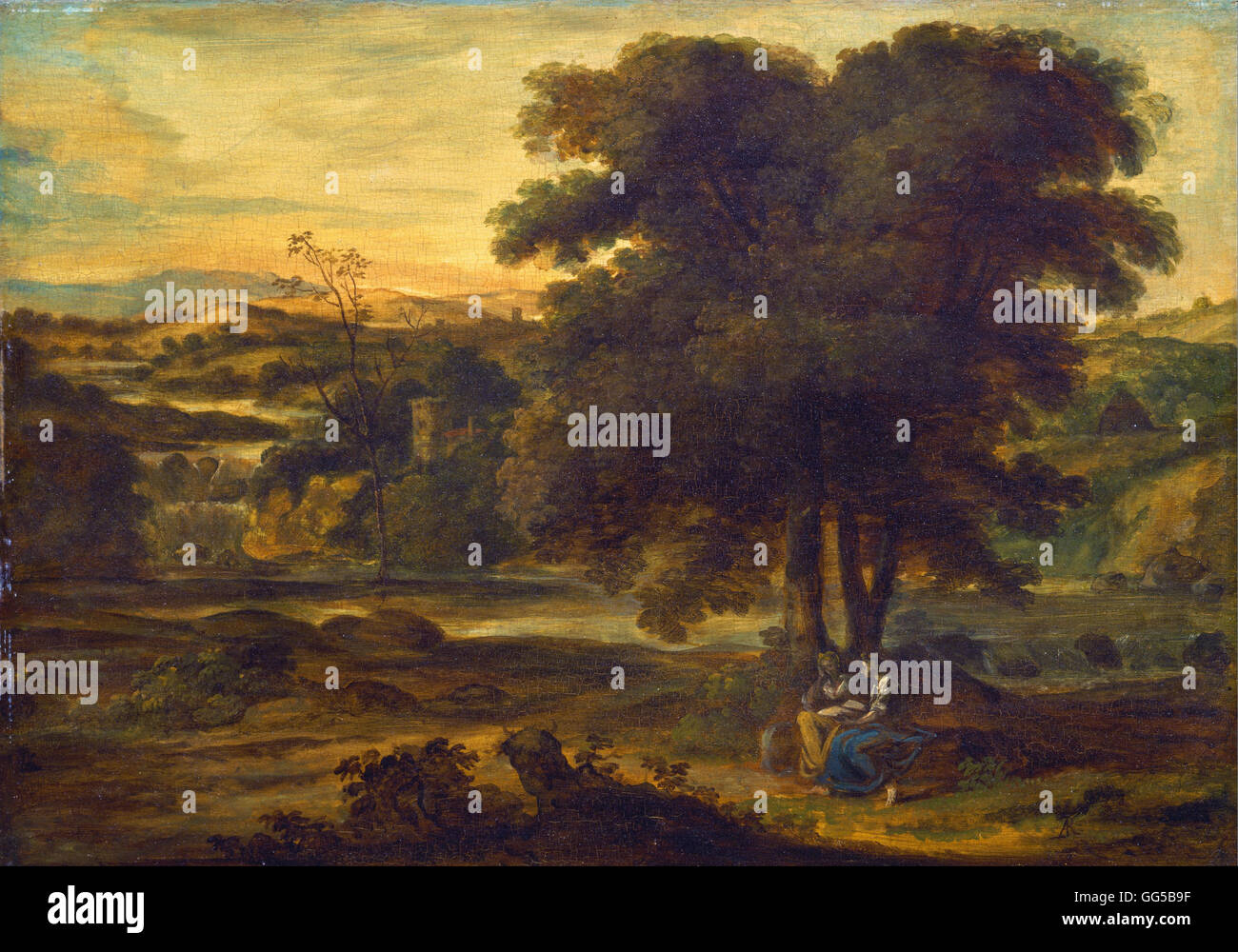 Alexander Runciman - klassische Landschaft Stockfoto