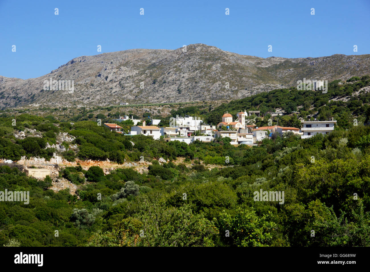 Maratho, Crete Stockfoto