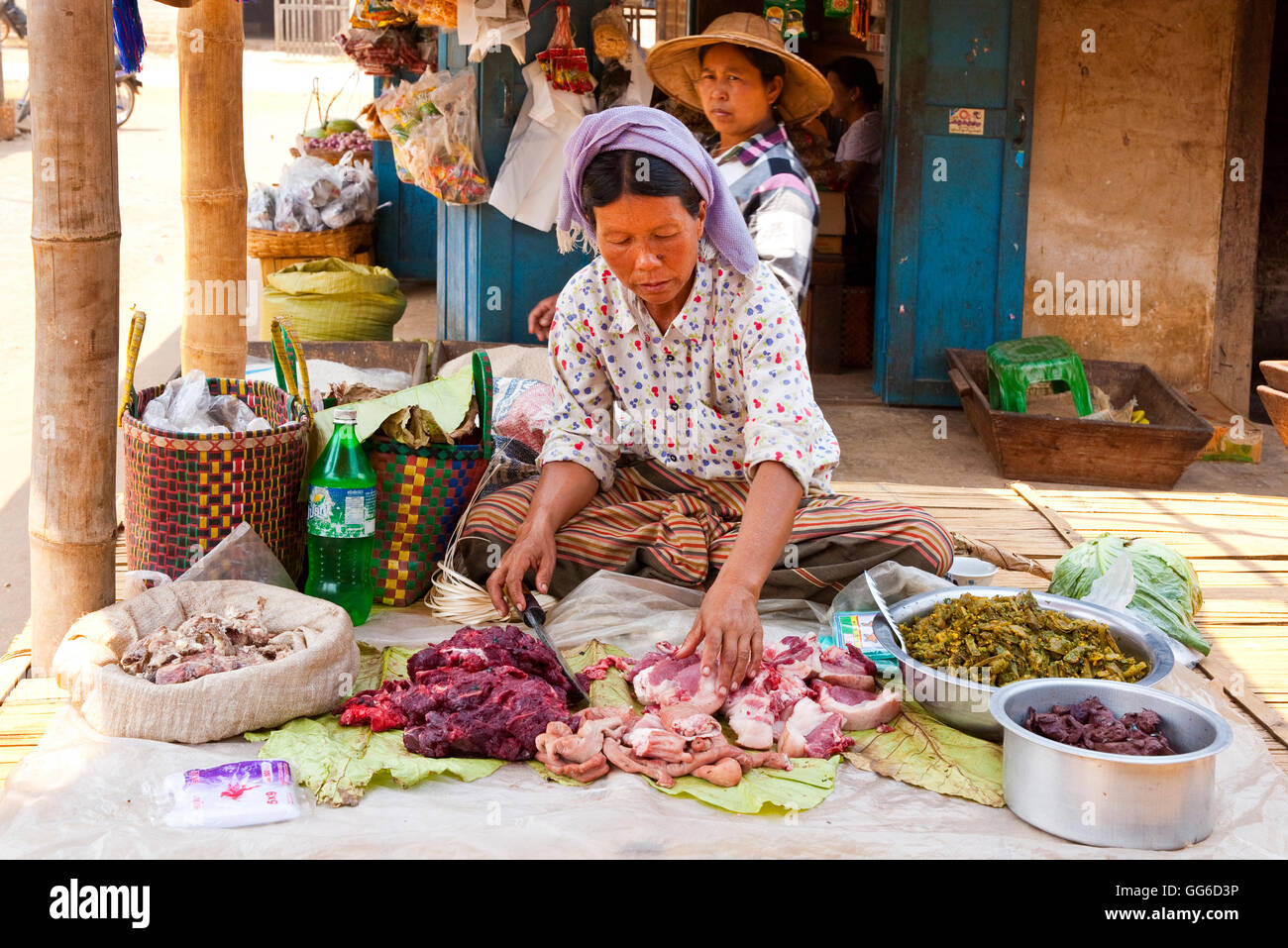 PWE Hla, Myanmar Stockfoto
