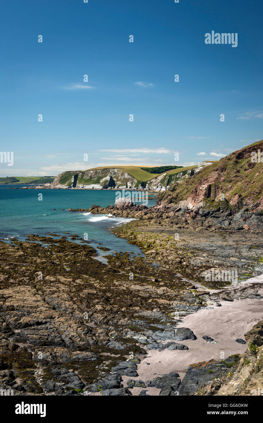 Ayrmer Bucht nahe dem Dorf von Ringmore in The South Hams, Devon, UK Stockfoto