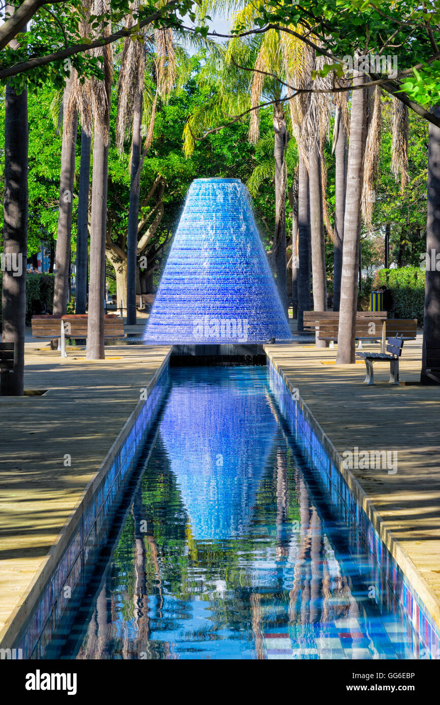 Brunnen, Parque Das Nacoes, Lissabon, Portugal, Europa Stockfoto