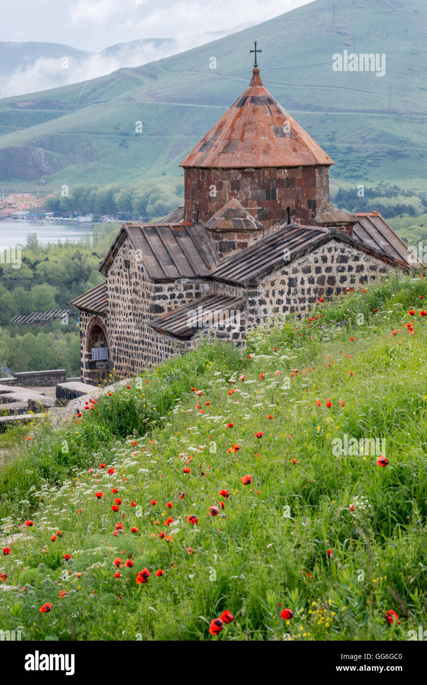 Surb Arakelots Kirche im Sevanavank Kloster in Armenien Stockfoto