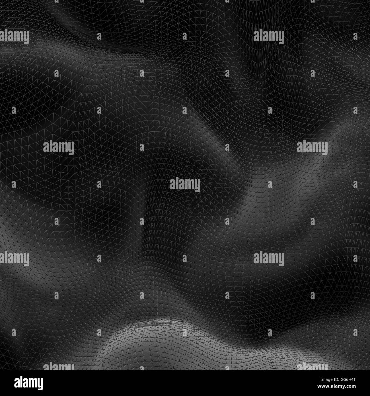 Abstrakt 3D blass schwarzen Netto Tuch Hintergrund Stockfoto