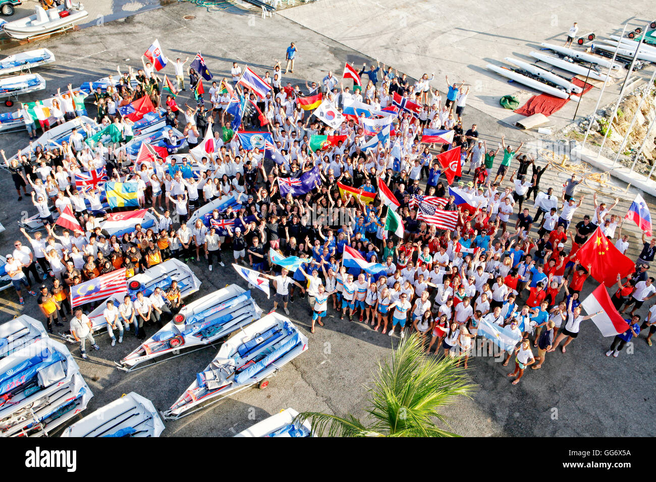 Closing Ceremony, 2015 Youth Sailing World Championships, Langkawi, Malaysia Stockfoto