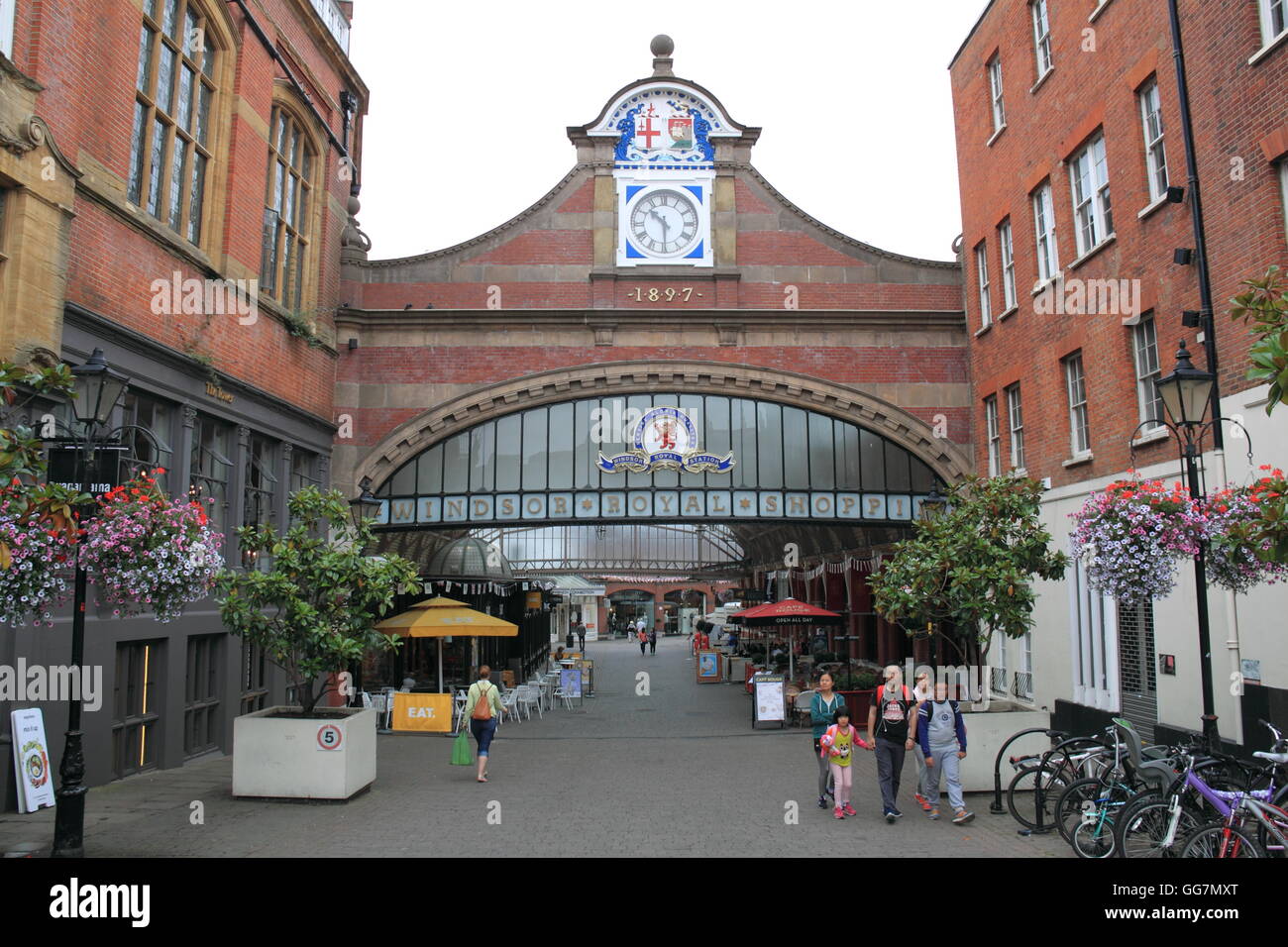 Windsor Royal Shopping, Windsor, Berkshire, England, Großbritannien, Vereinigtes Königreich, UK, Europa Stockfoto