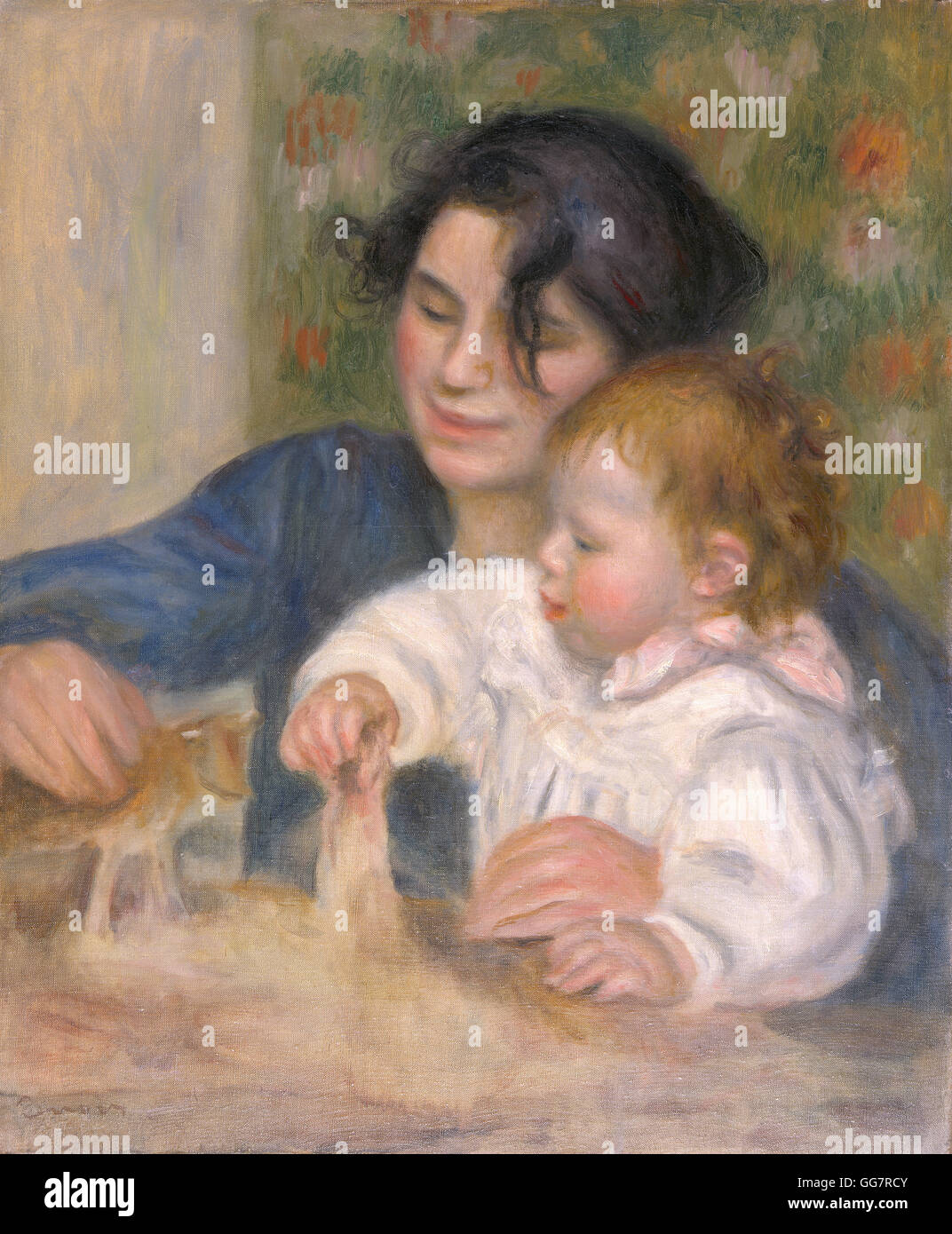Gabrielle et Jean von Pierre-Auguste Renoir Stockfoto