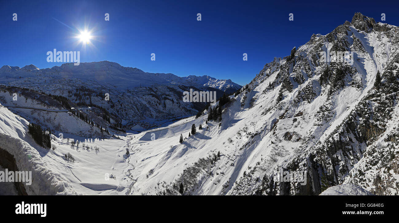 Winterlandschaft Stockfoto