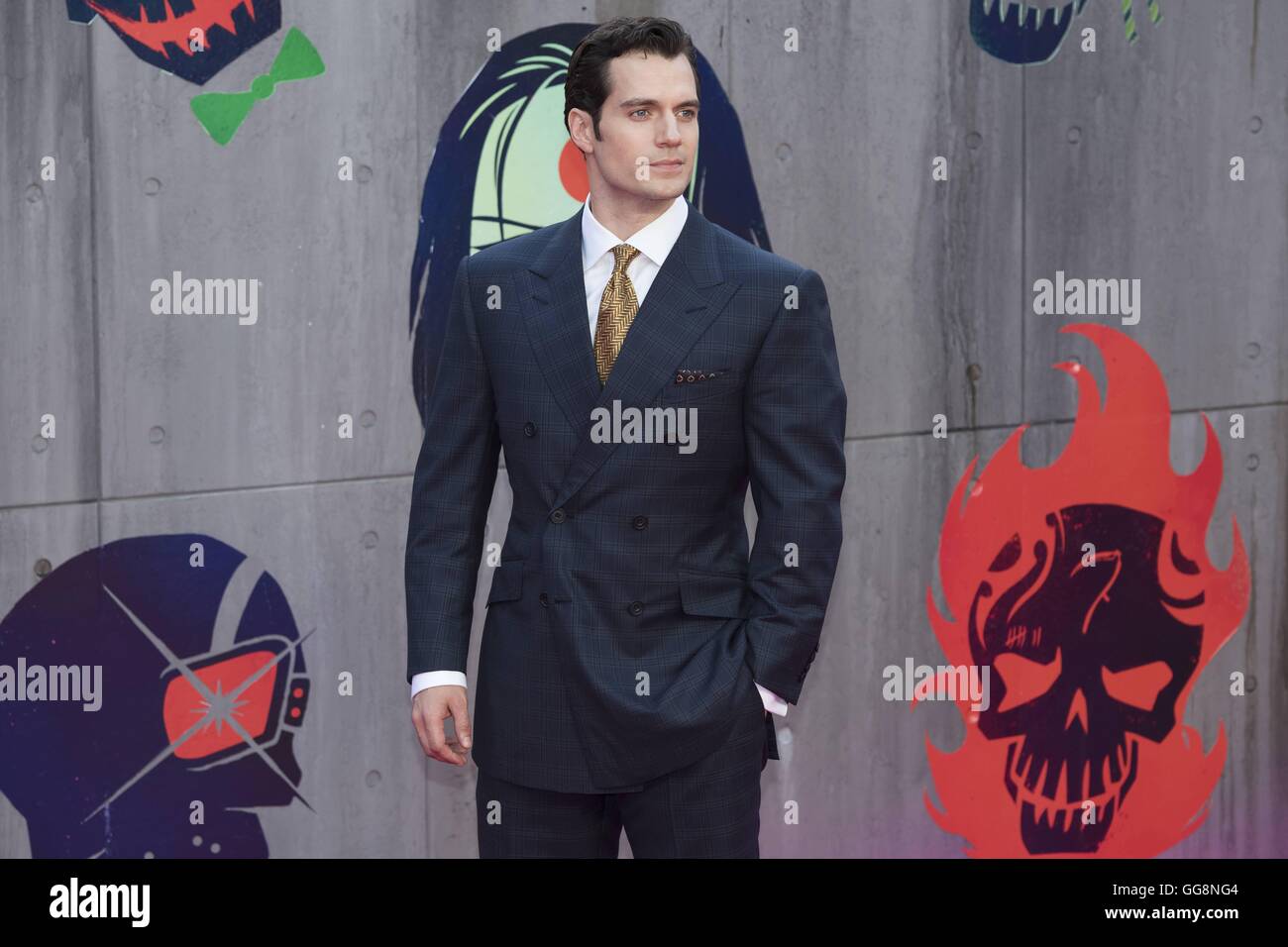London, UK. 3. August 2016. London, UK. 3. August 2016. Henry Cavil besucht Suicide Squad Filmpremiere am Leicester Square in London. Bildnachweis: Dpa picture Alliance/Alamy Live News Stockfoto