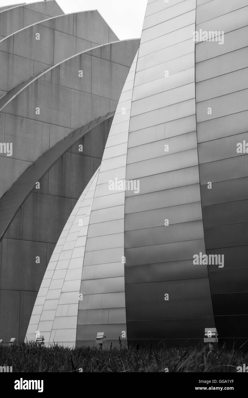 Detail der Kauffman Center for the Performing Arts Stockfoto