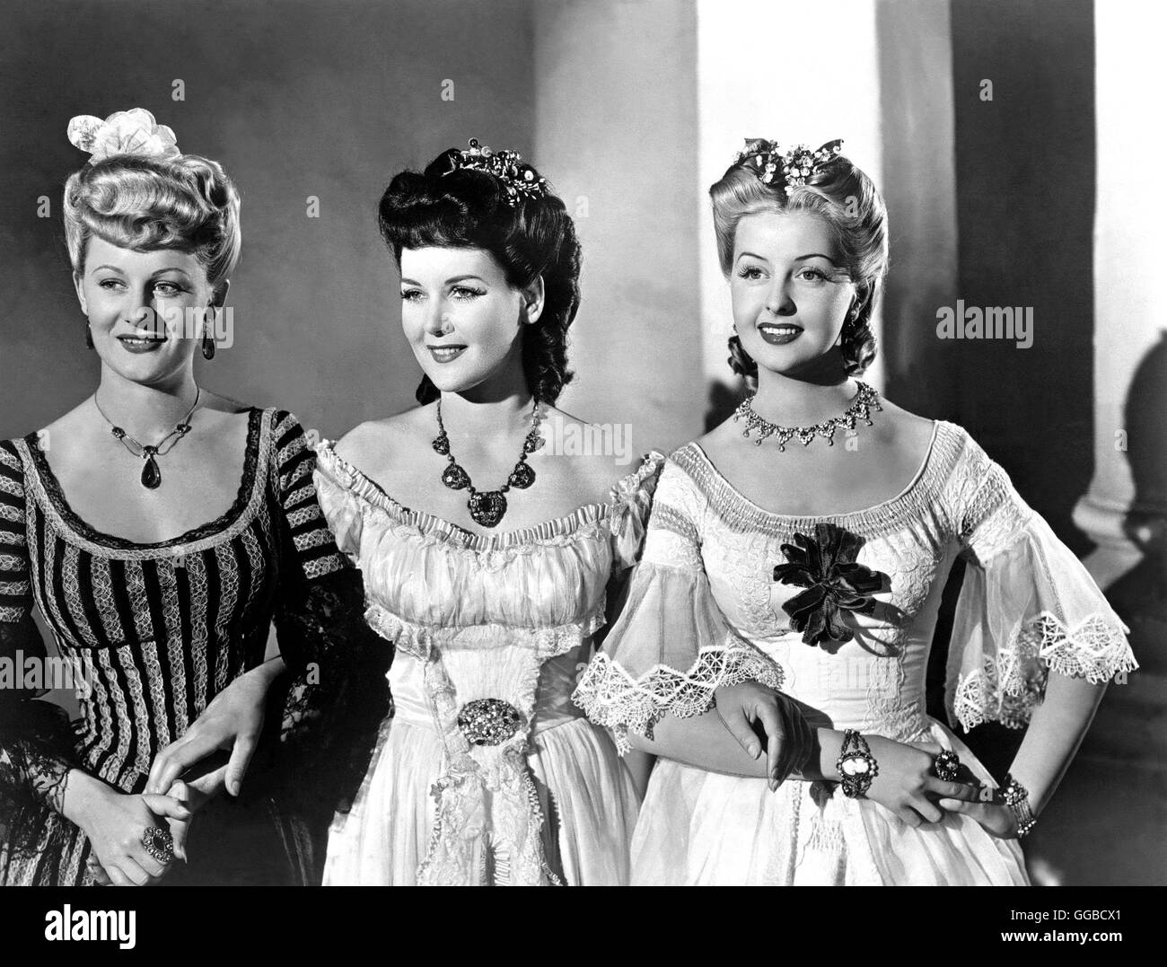 DER SEERÄUBER The Black Swan USA 1942 Henry King VIRGINIA MAPLES, BONNIE BANNEN, MARION ROSAMOND Regie: Henry King aka. Der schwarze Schwan Stockfoto