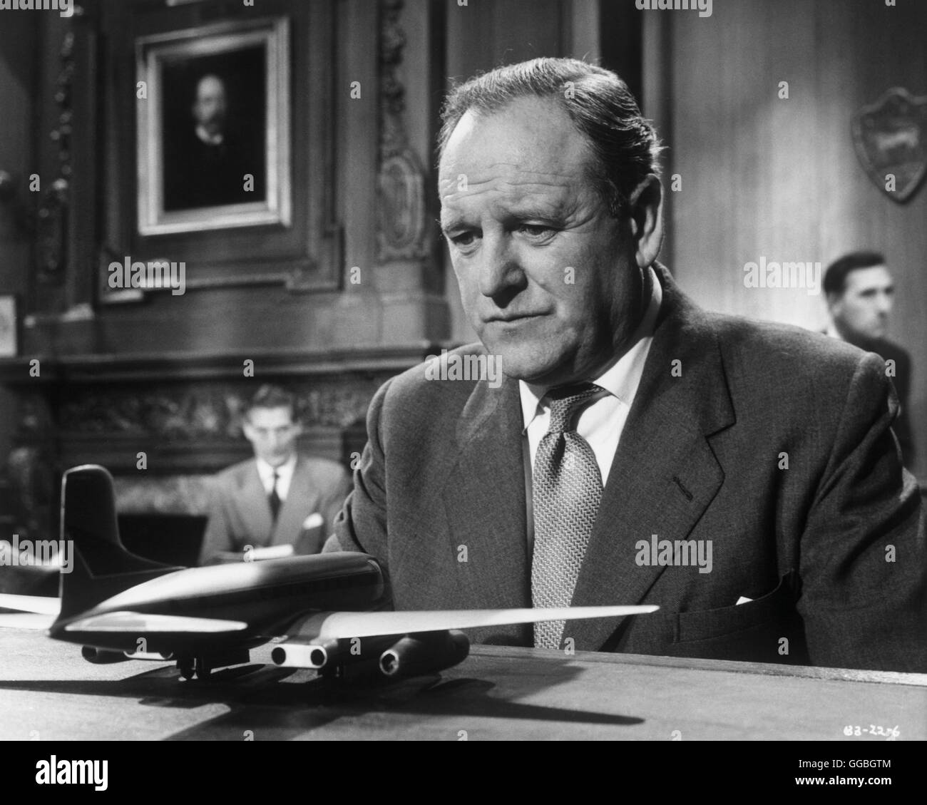 Kegel der Stille / UK 1961 / Charles Frend Kapitän George Gort (BERNARD LEE)-Regie: Charles Frend Stockfoto