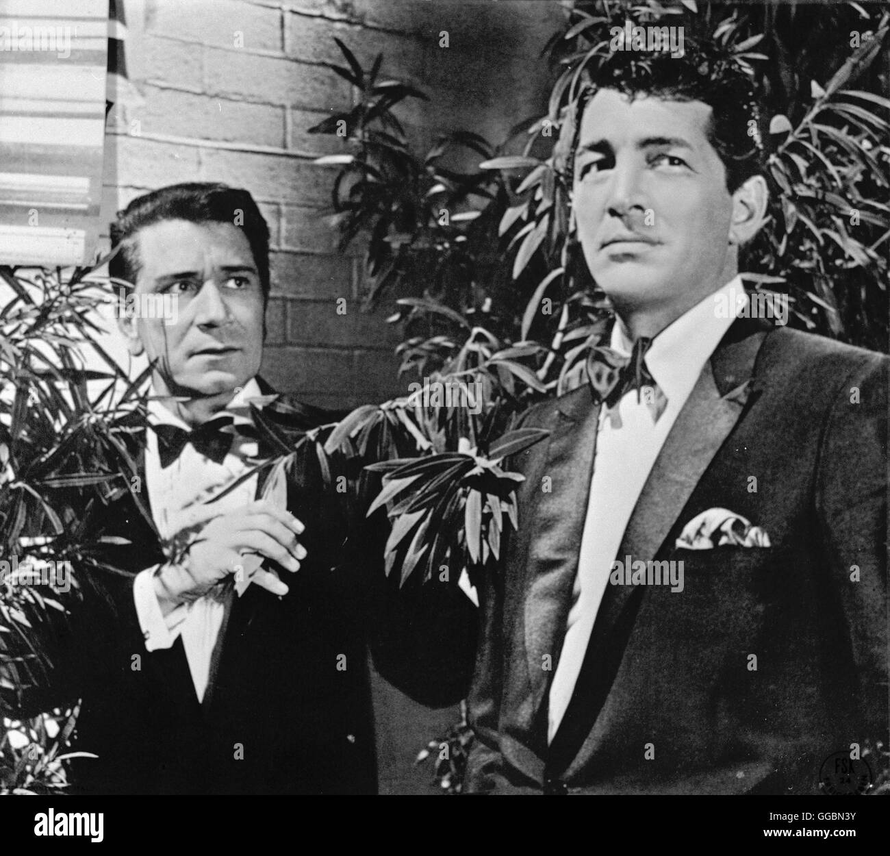 OCEAN'S ELEVEN / RICHARD CONTE Und DEAN MARTIN in OCEAN'S ELEVEN Stockfoto