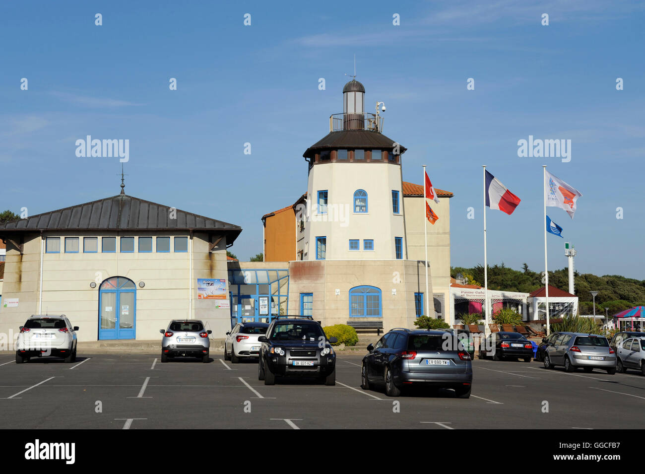 Port-Bourgenay Hafenmeister, Talmont Saint Hilaire, Vendee, Pays de la Loire, Frankreich Stockfoto