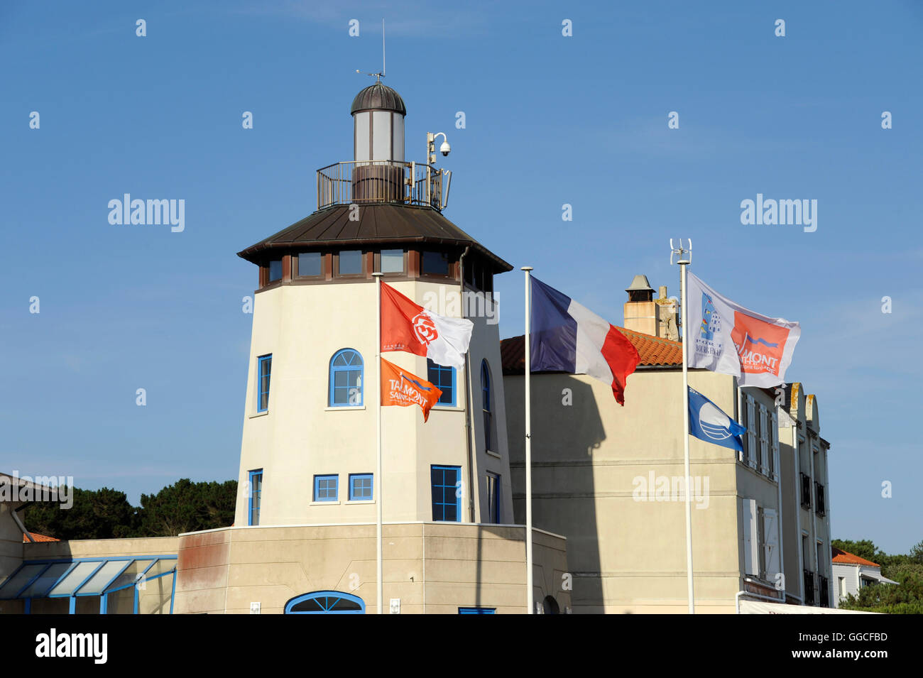 Port-Bourgenay Hafenmeister, Talmont Saint Hilaire, Vendee, Pays de la Loire, Frankreich Stockfoto