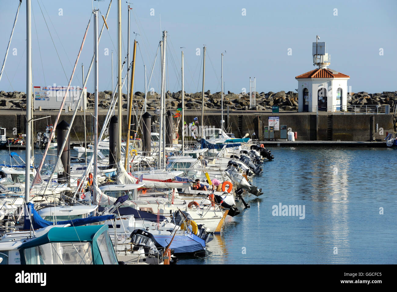 Hafen von Port-Bourgenay, Talmont Saint Hilaire, Vendee, Pays de la Loire, Frankreich Stockfoto