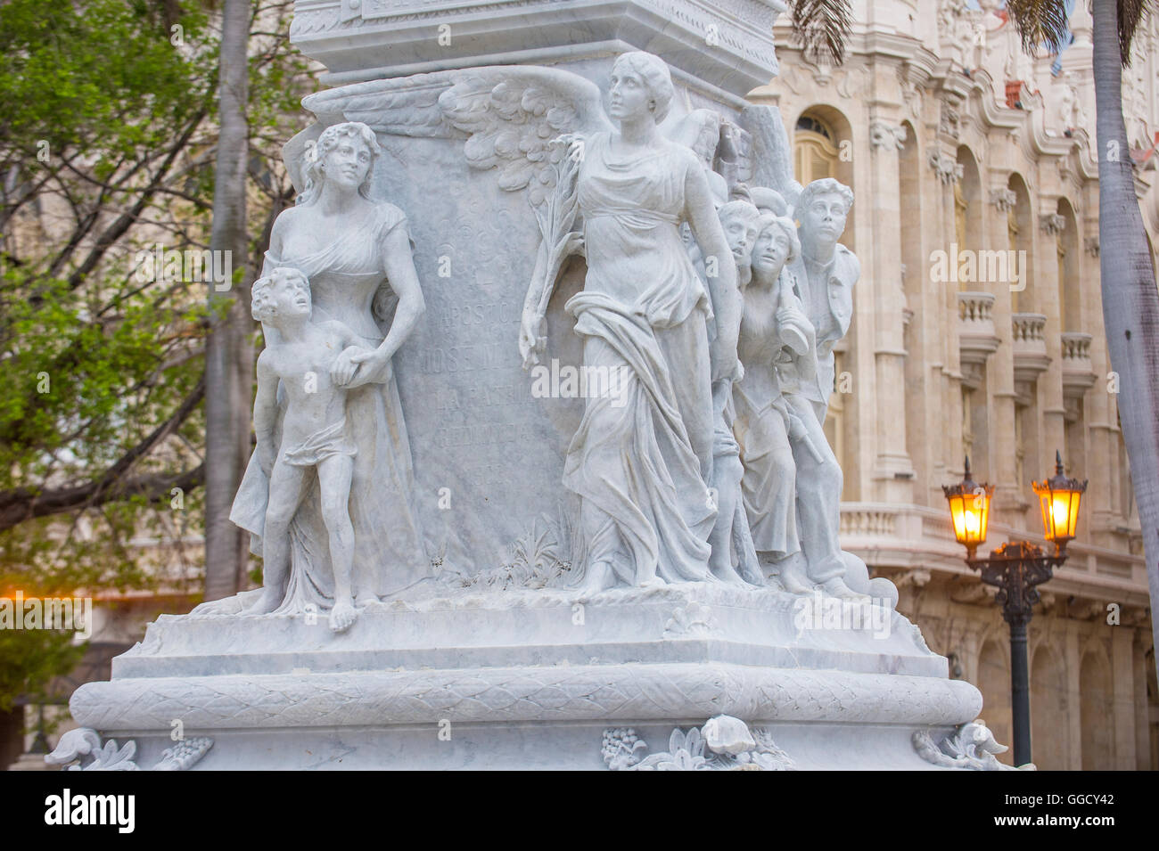 Jose Marti-Denkmal im Stadtpark von Havanna, Kuba Stockfoto