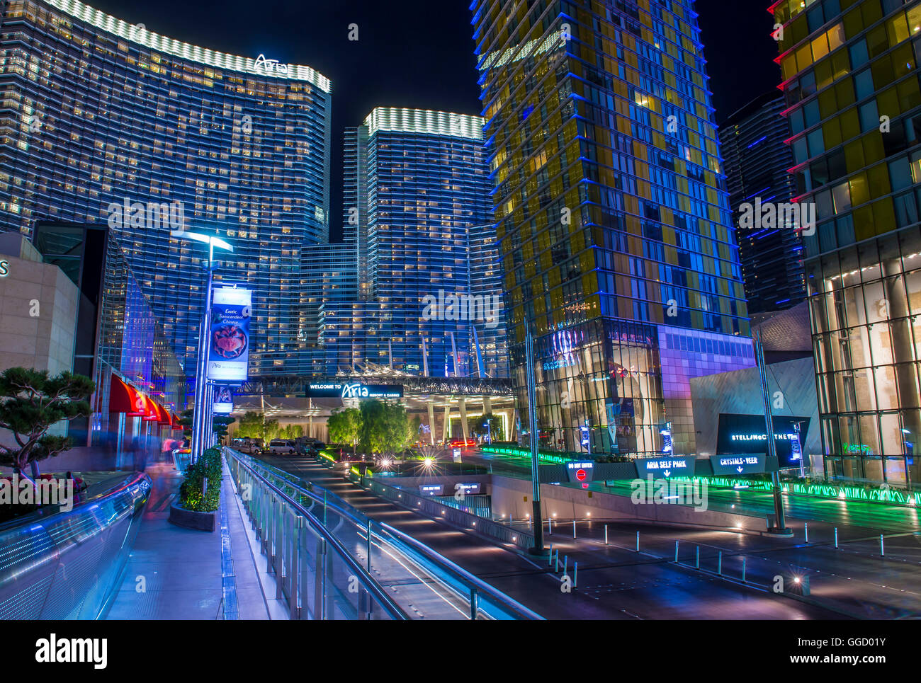 Das Las Vegas City Center Stockfoto
