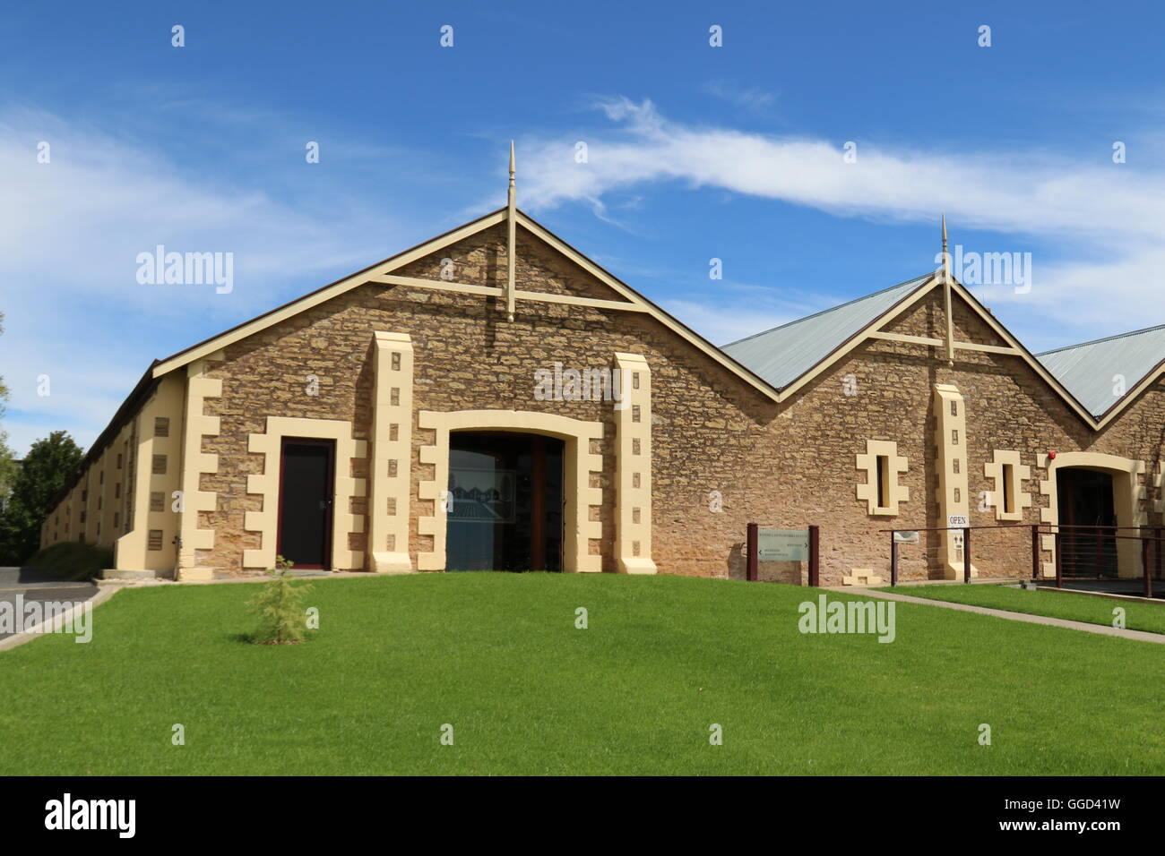 Weingut am Wynns Estate, Coonawarra, Australien Stockfoto