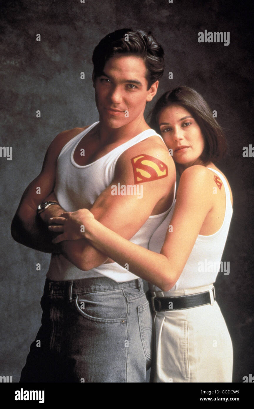 SUPERMAN - DIE ABENTEUER VON LOIS & CLARK / Der Killersatellit USA 1994 / Clark Kent (DEAN CAIN), Lois Lane (TERI HATCHER) box aka. Der Killersatellit Stockfoto