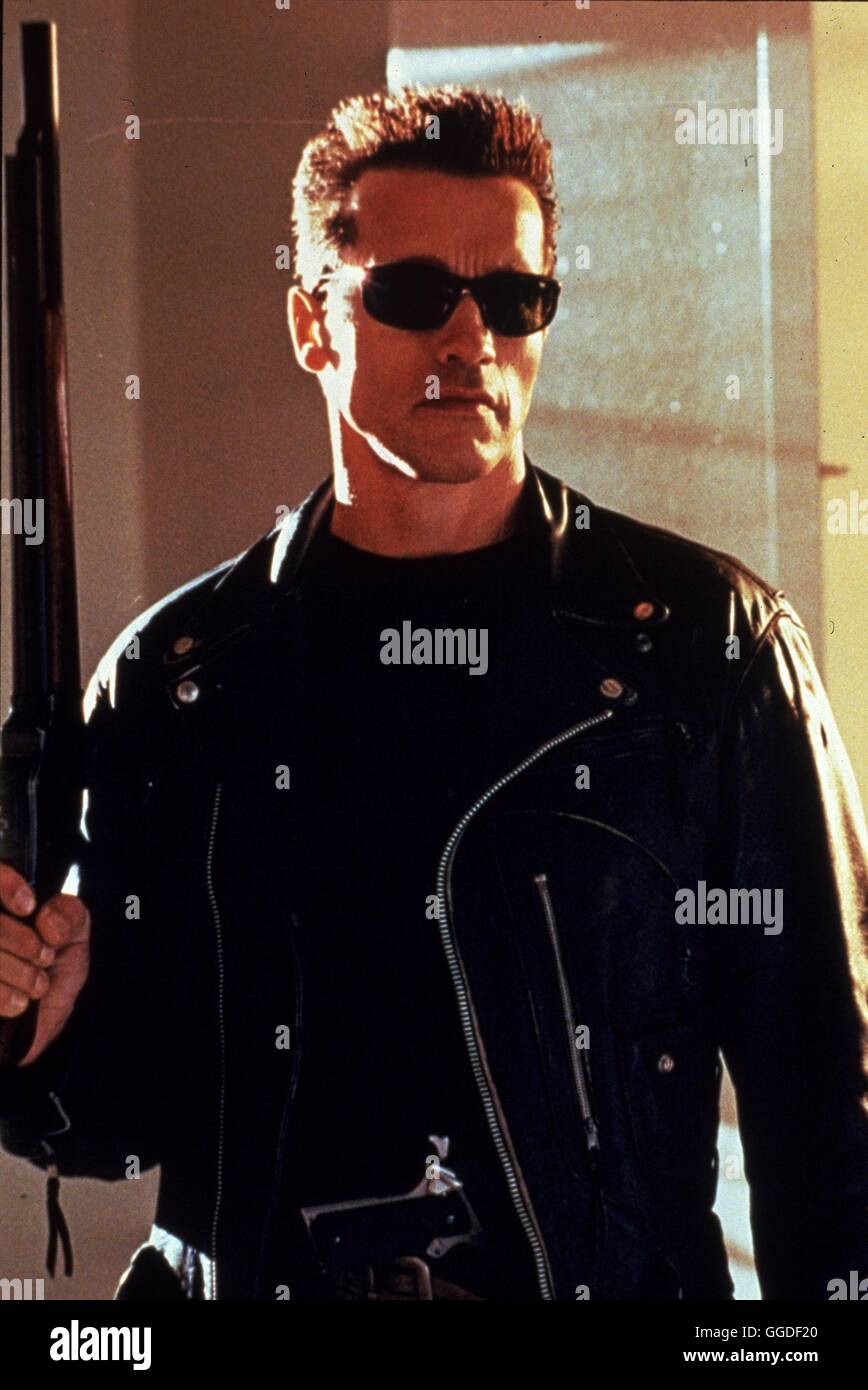TERMINATOR II - TAG DER ABRECHNUNG / Terminator II - Urteil Tag USA 1991 / James Cameron Szene Mit ARNOLD SCHWARZENEGGER (Terminator). Regie: James Cameron aka. Terminator II - Tag des jüngsten Gerichts Stockfoto