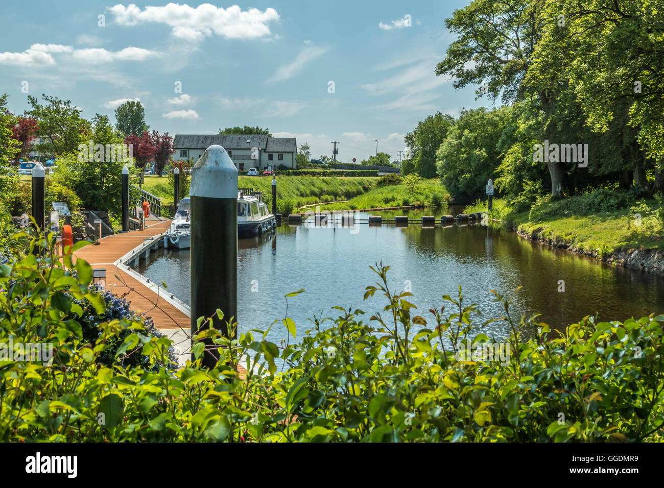 Marina in Cloondara Co.Longford Irland Stockfoto