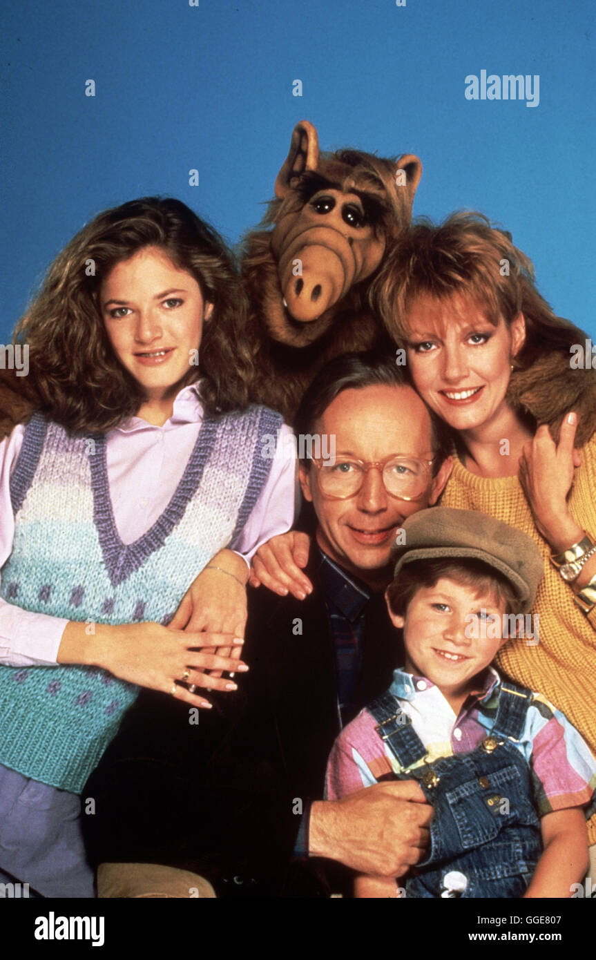 ALF / Auf Neuen anheizt USA 1988 / Nick Havinga ALF Und seine Familie: MAX WRIGHT, ANNE SCHEDEEN, ANDREA ELSON, BENJI GREGORY Regie: Nick Havinga aka. Auf Neuen anheizt Stockfoto