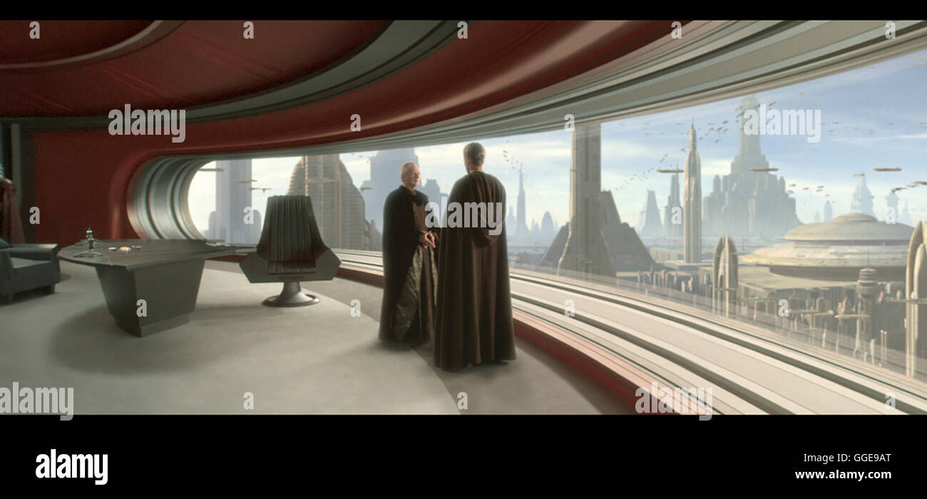 STAR WARS: EPISODE II - ANGRIFF DER KLONKRIEGER / Star Wars: Episode II - Angriff der Klonkrieger USA 2002 / George Lucas Anakin Skywalker (HAYDEN CHRISTENSEN) Vor Dem Senat. Regie: George Lucas aka. Star Wars: Episode II - Angriff der Klonkrieger Stockfoto
