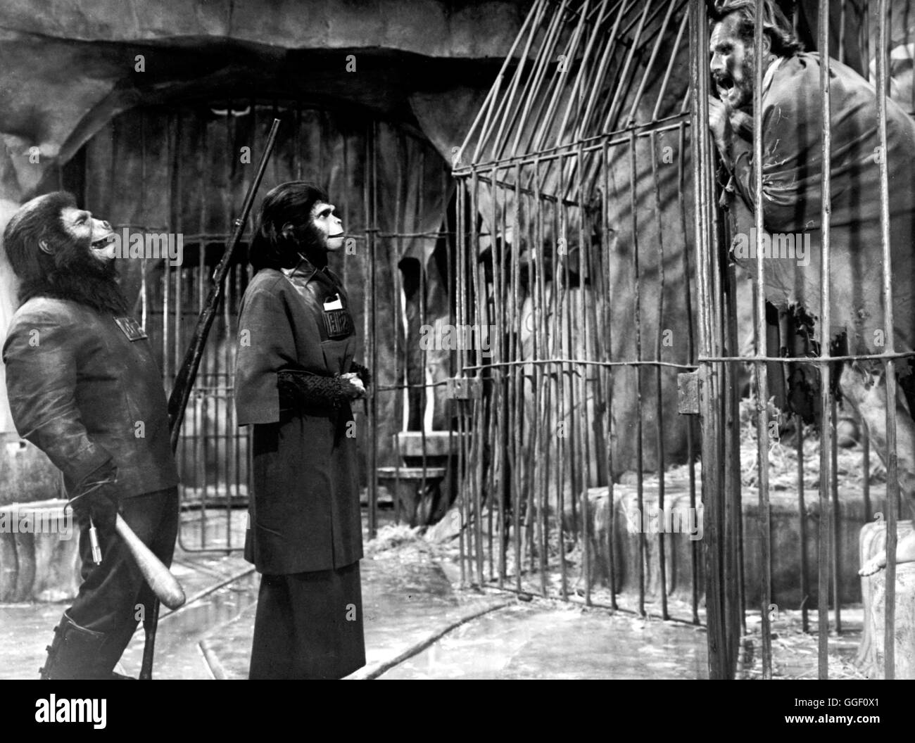 DER AFFEN / Of The Apes USA 1967 / Franklin J. Schaffner Filmszene Mit KIM HUNTER