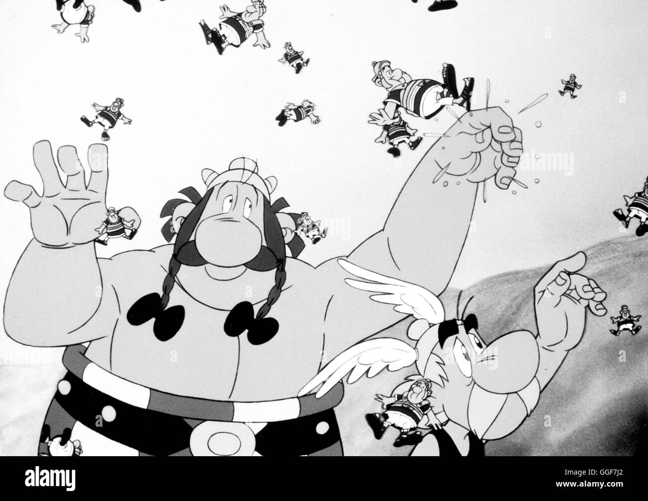ASTERIX - OPERATION HINKELSTEIN / Asterix chez Les Bretonen BRD/Frankreich 1988 / Philippe Grimond Filmszene aus "Asterix - Operation Hinkelstein", 1988. Regie: Philippe Grimond aka. Asterix chez Les Bretonen Stockfoto