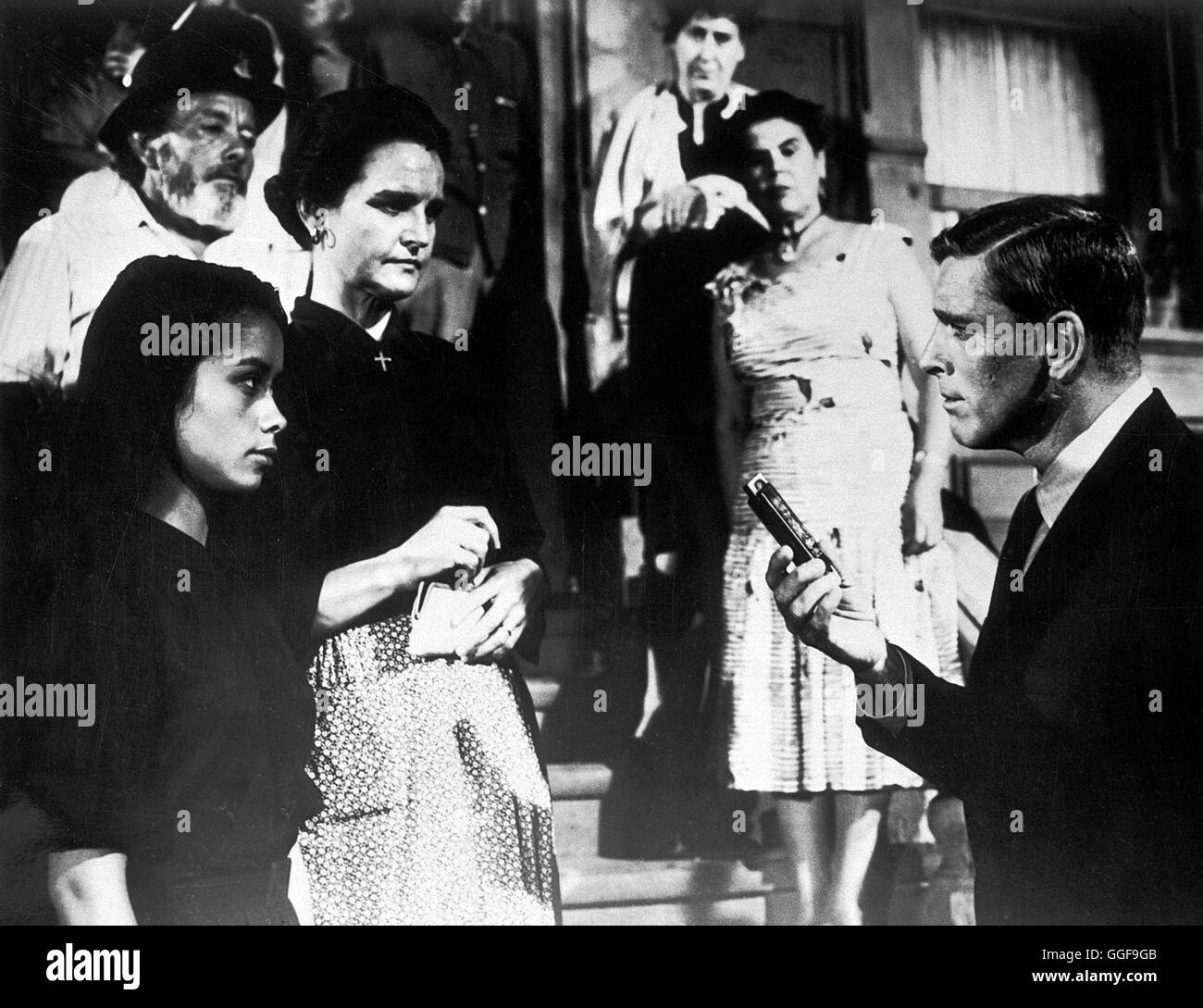 STERBEN die JUNGEN WILDEN / The Young Savages USA 1960 / John Frankenheimer Szene Mit BURT LANCASTER (Hank Bell), "Die jungen Wilden", 1960. / Regie: John Frankenheimer aka. Die jungen wilden Stockfoto