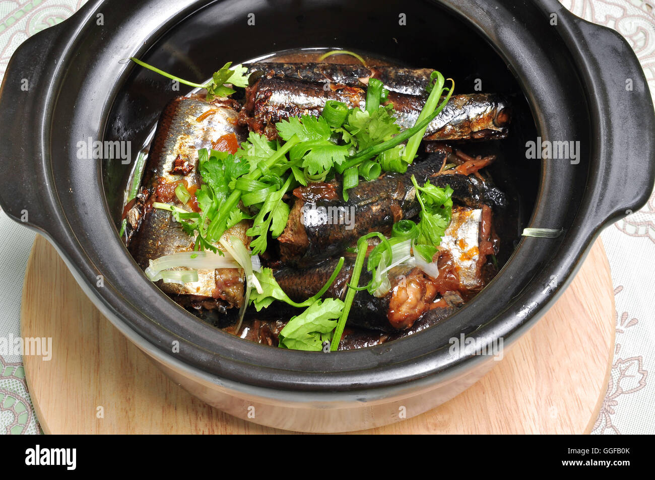 Vietnamesische geschmorter Fisch oder ca Kho Stockfoto