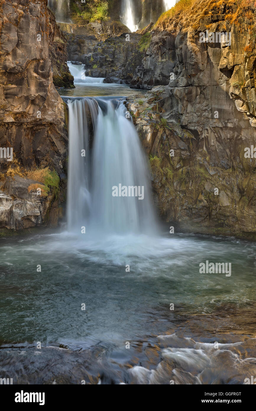 Celestial fällt am White River fällt Staatspark in Wasco County Oregon Stockfoto