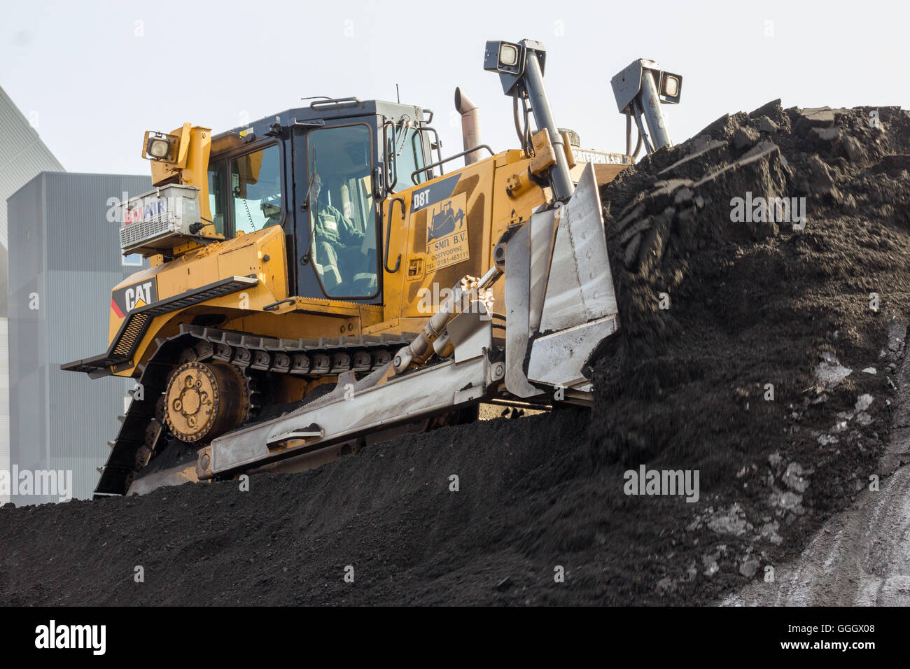 Cat Planierraupe Stockfoto