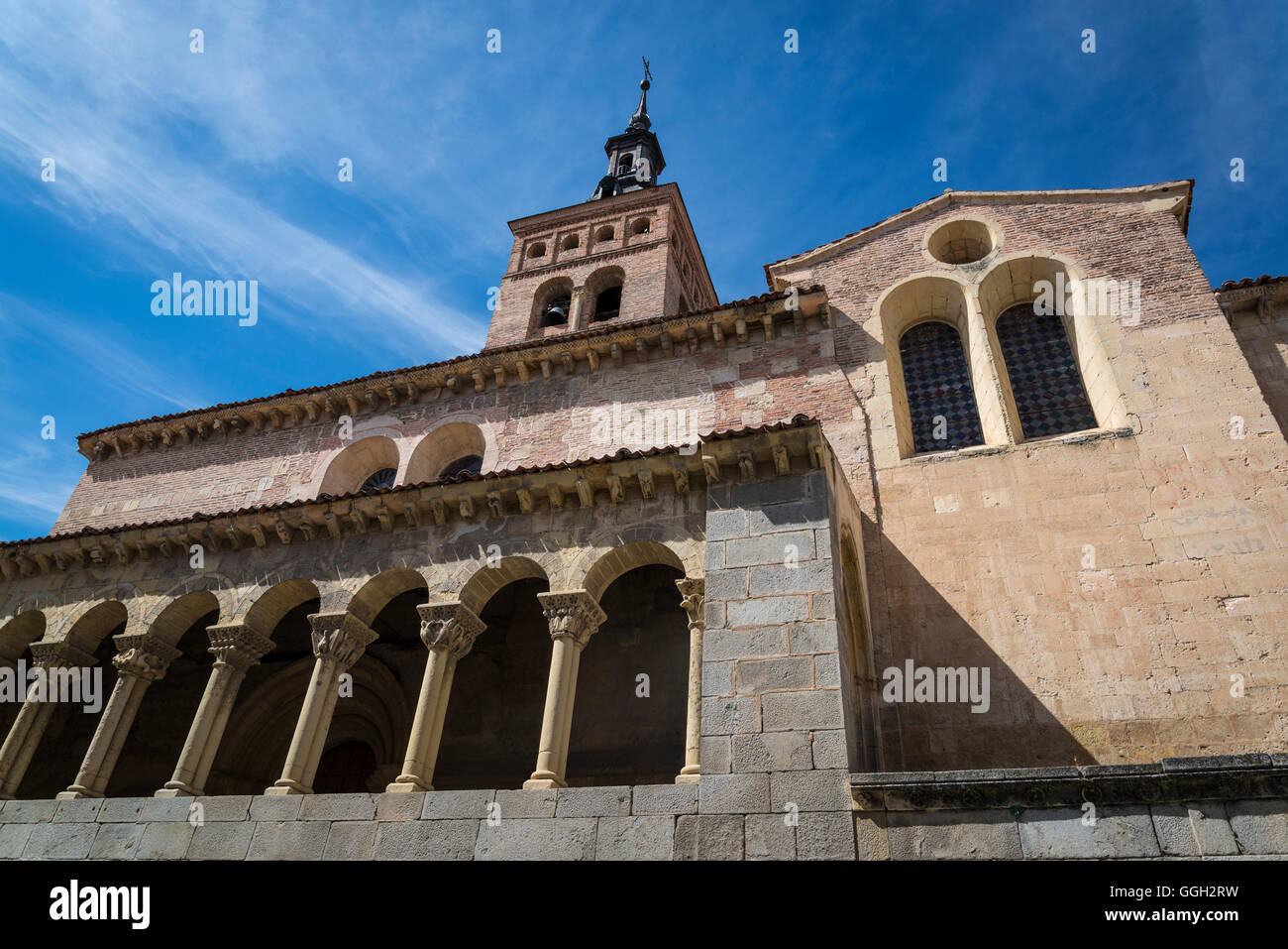 Kirche St. Martin, Segovia, Kastilien-León, Spanien Stockfoto