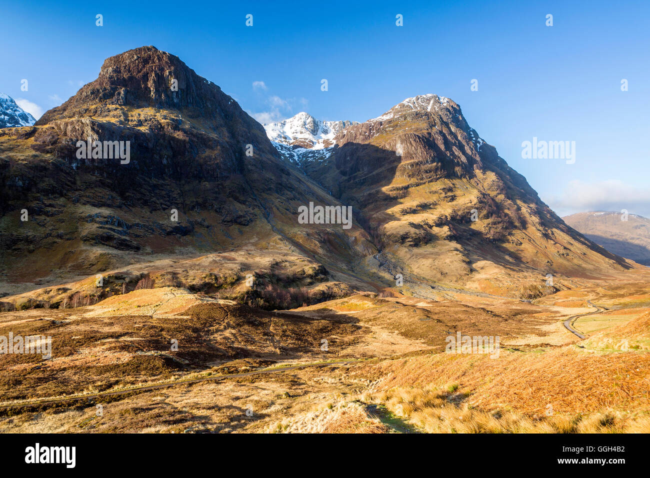 Glen Coe, Highlands, Schottland, Vereinigtes Königreich, Europa. Stockfoto