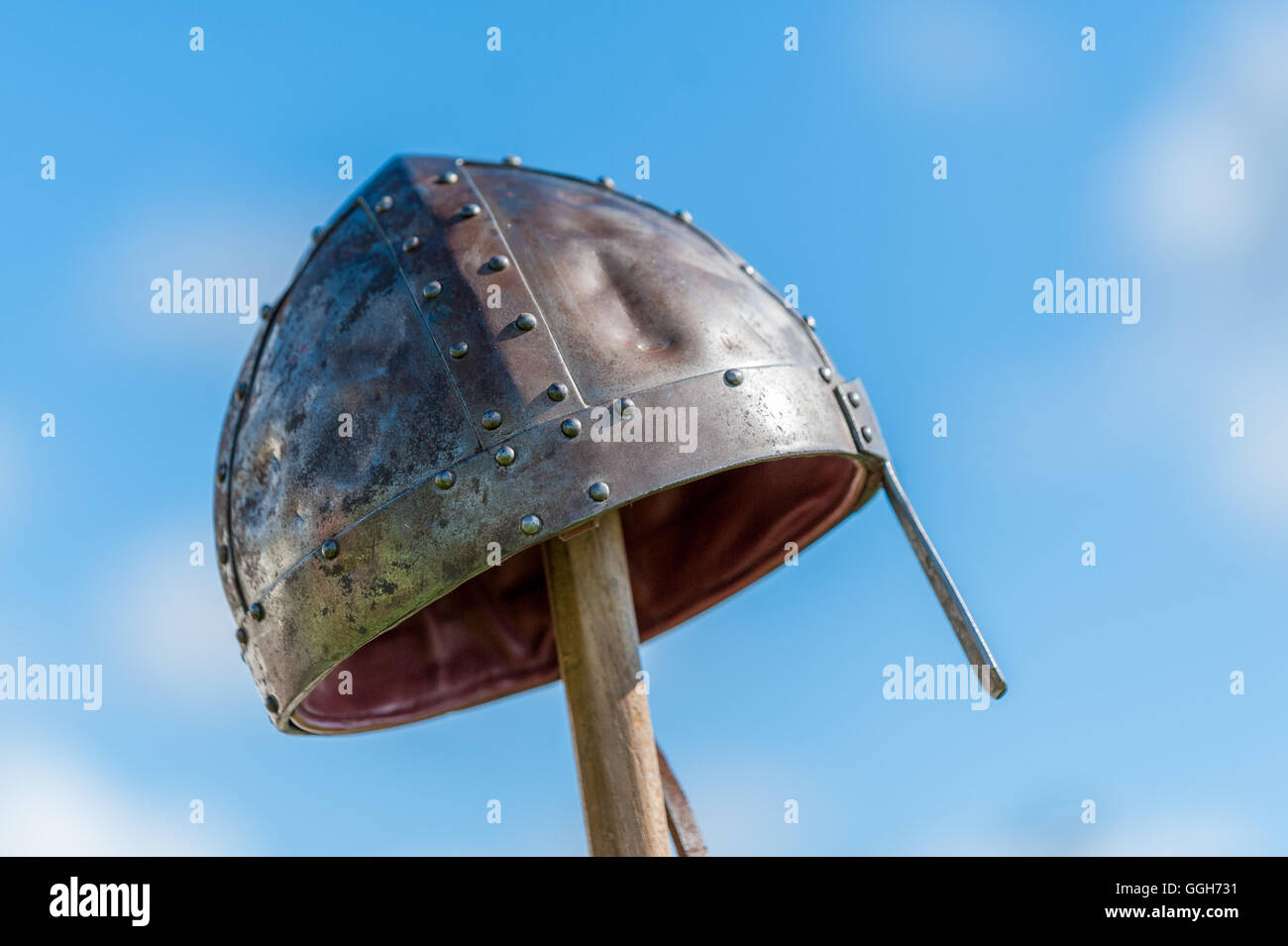 Schlacht von Wodensfield Re-Enactment August 5. 910 n. Chr. Die Schlacht von Tettenhall Stockfoto