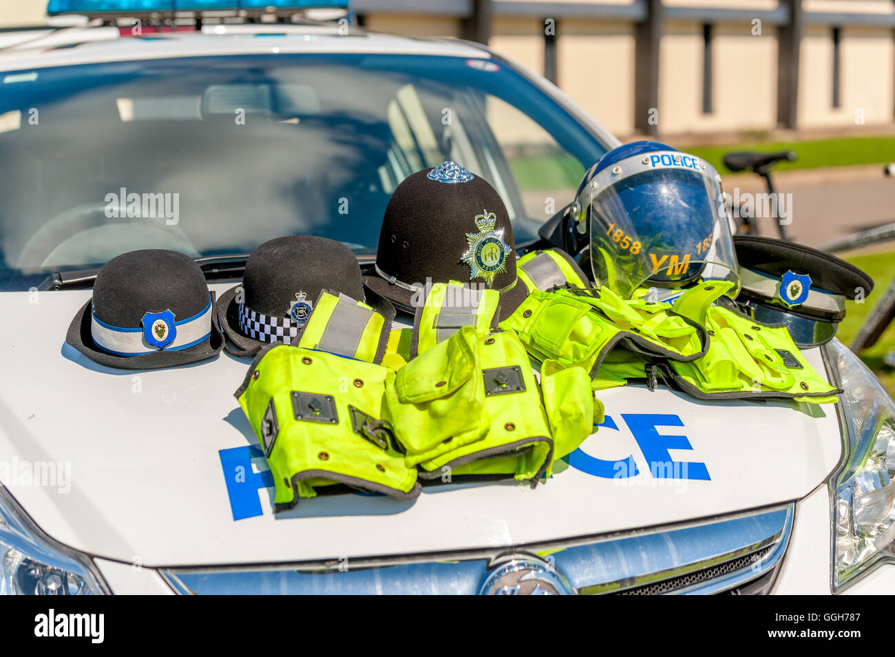 Samstag, 6. August 2016 Wolverhampton Birmingham Geschichte Gesellschaft Schlacht von Wodensfield Re-Enactment August 5. 910 n. Chr. Der Ba Stockfoto