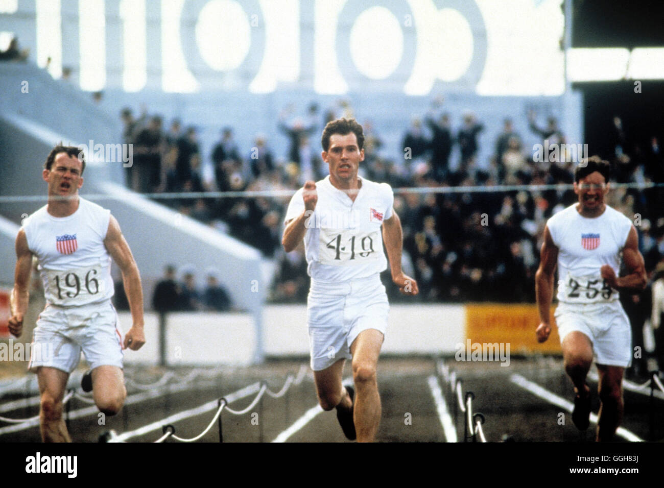 DIE STUNDE DES SIEGERS / Streitwagen von Feuer GB 1981 / Hugh Hudson Szene BEN CROSS (Harold Abrahams). Regie: Hugh Hudson aka. Chariots of Fire Stockfoto
