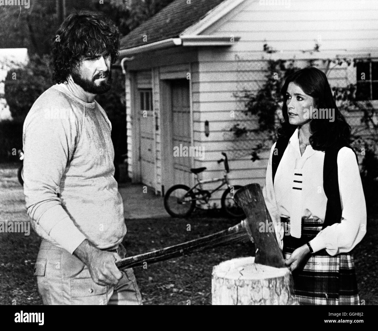 AMITYVILLE HORROR / Amityville Horror USA 1979 / Stuart Rosenberg Szene Mit JAMES BROLIN (George Lutz) Und MARGOT KIDDER (Kathleen Lutz). Regie: Stuart Rosenberg aka. Amityville Horror Stockfoto