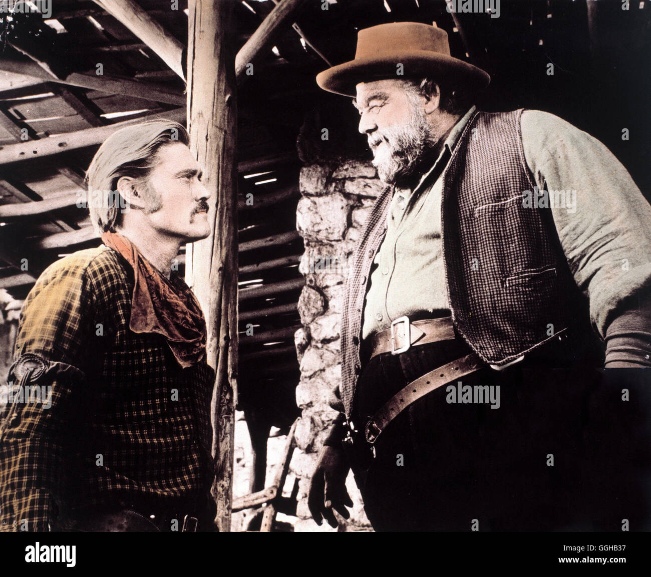 HAUPTGESTALTEN LAND / The Big Country USA 1958 / William Wyler CHUCK CONNORS (Buck Hannassey), BURL IVES (Rufus Hannassey)-Regie: William Wyler aka. Das große Land Stockfoto