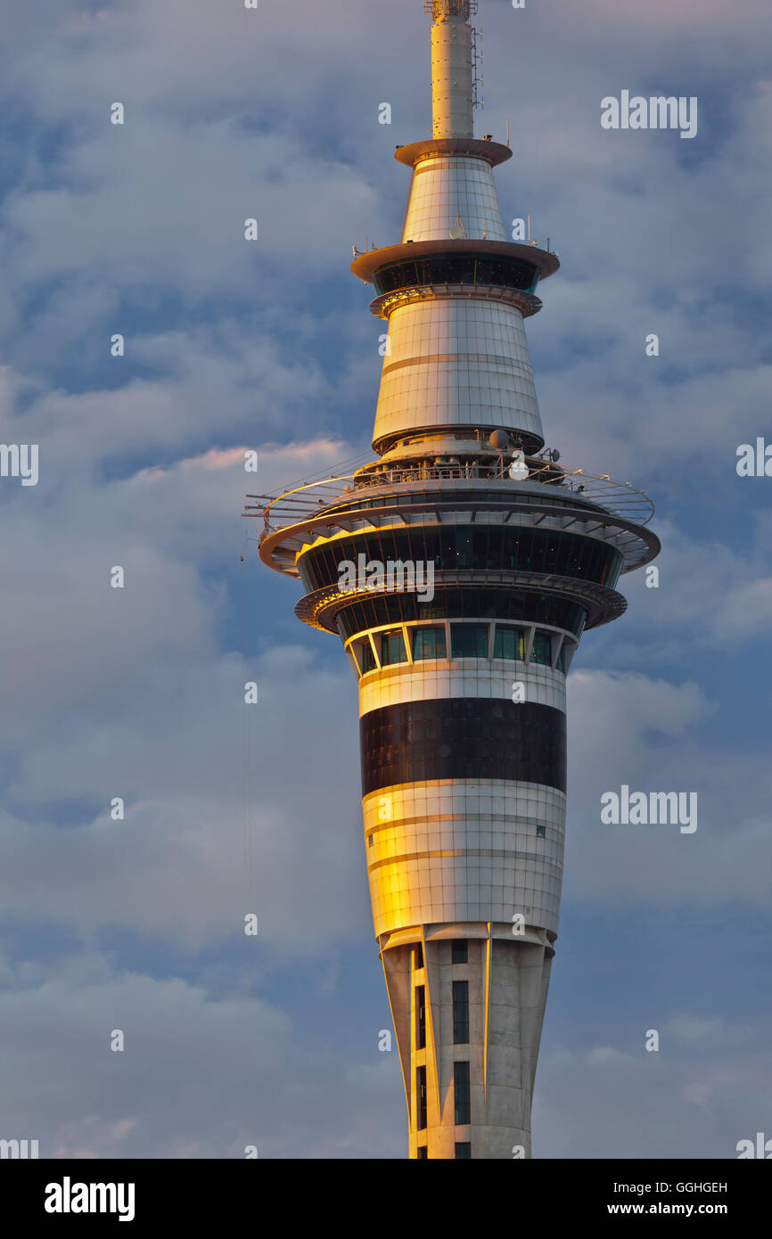 Skycity Turm, Detail, Auckland, Nordinsel, Neuseeland Stockfoto