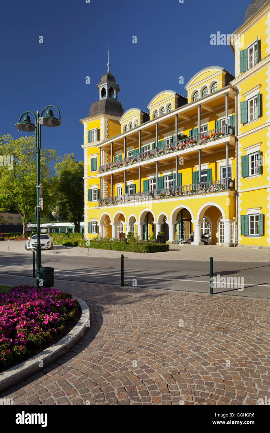 Velden Schloss, Wörthersee, Kärnten, Österreich Stockfoto