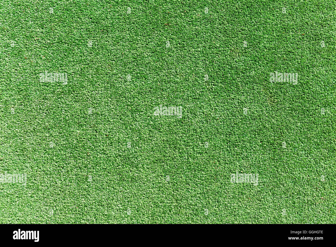 Grünen Kunstrasen auf dem Fußballplatz Stockfoto