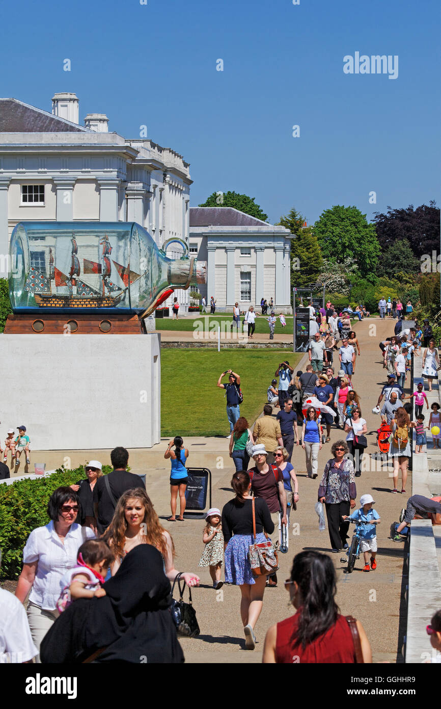 National Maritime Museum, Greenwich, London, England, Vereinigtes Königreich Stockfoto