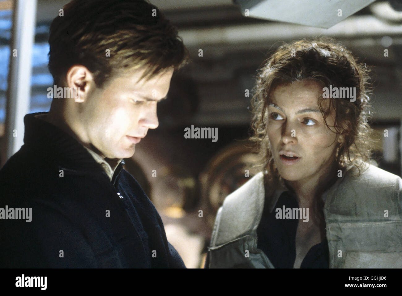 BELOW - DA UNTEN HÖRT DICH NIEMAND SCHREIEN / unter USA 2002 / David Twohy Douglas O «Dell (MATTHEW DAVIS), Claire Paige (OLIVIA WILLIAMS)-Regie: David Twohy aka. Unter Stockfoto